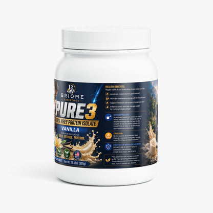 Pure3 100% Whey Protein Isolate (Vanilla)