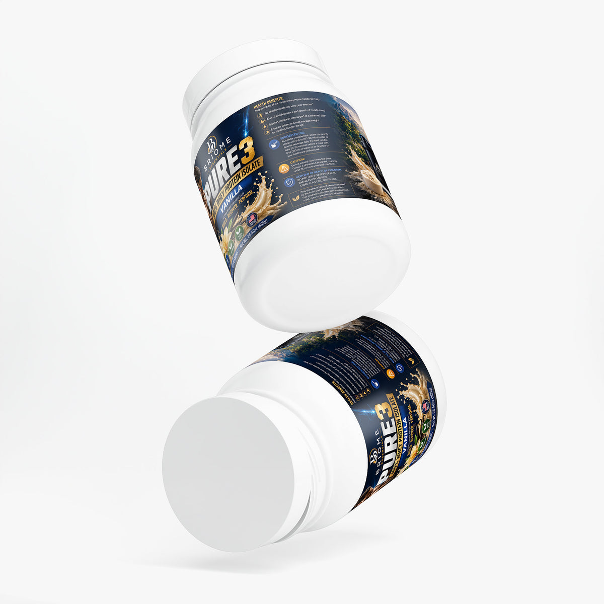 Pure3 100% Whey Protein Isolate (Vanilla)