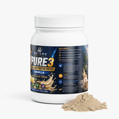 Pure3 100% Whey Protein Isolate (Vanilla)