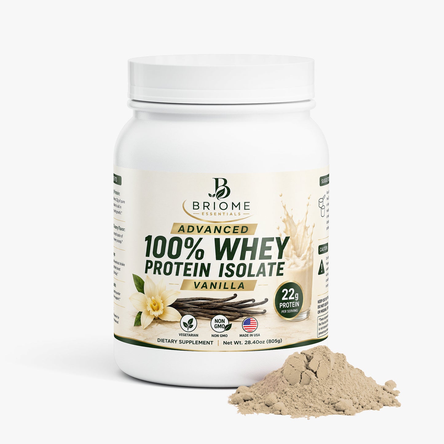 Advanced 100% Whey Protein Isolate (Vanilla)