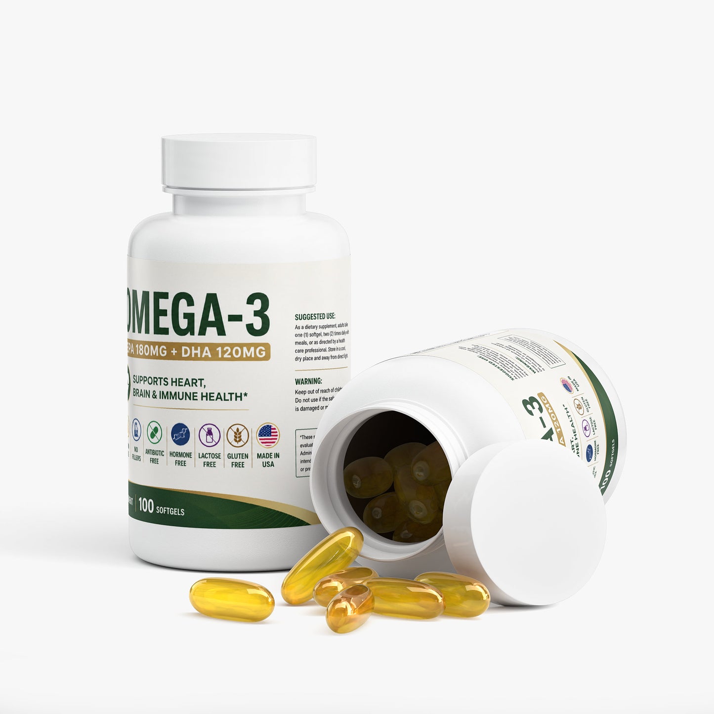 Omega-3 EPA 180mg + DHA 120mg