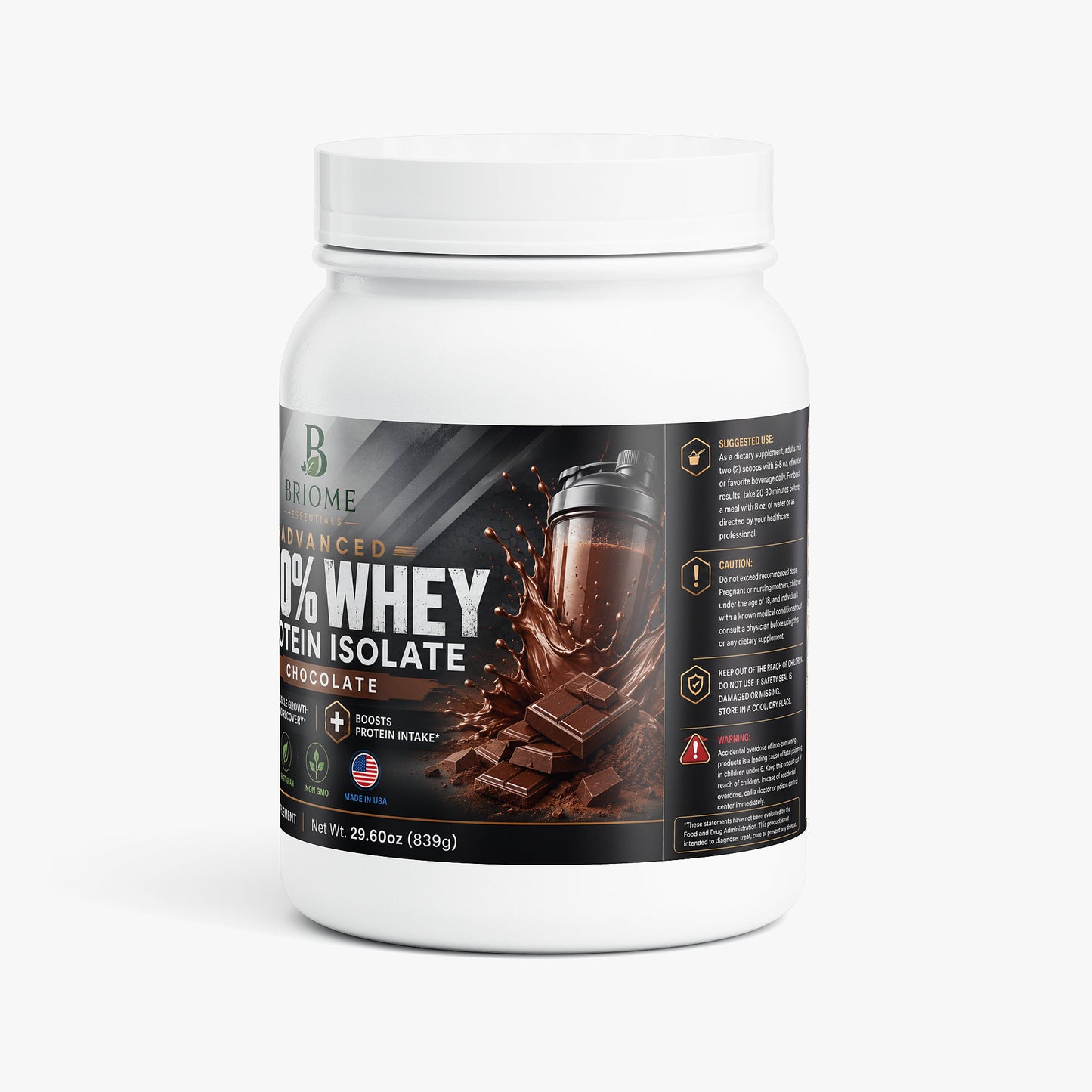 Advanced 100% Whey Protein Isolate (Chocolate)