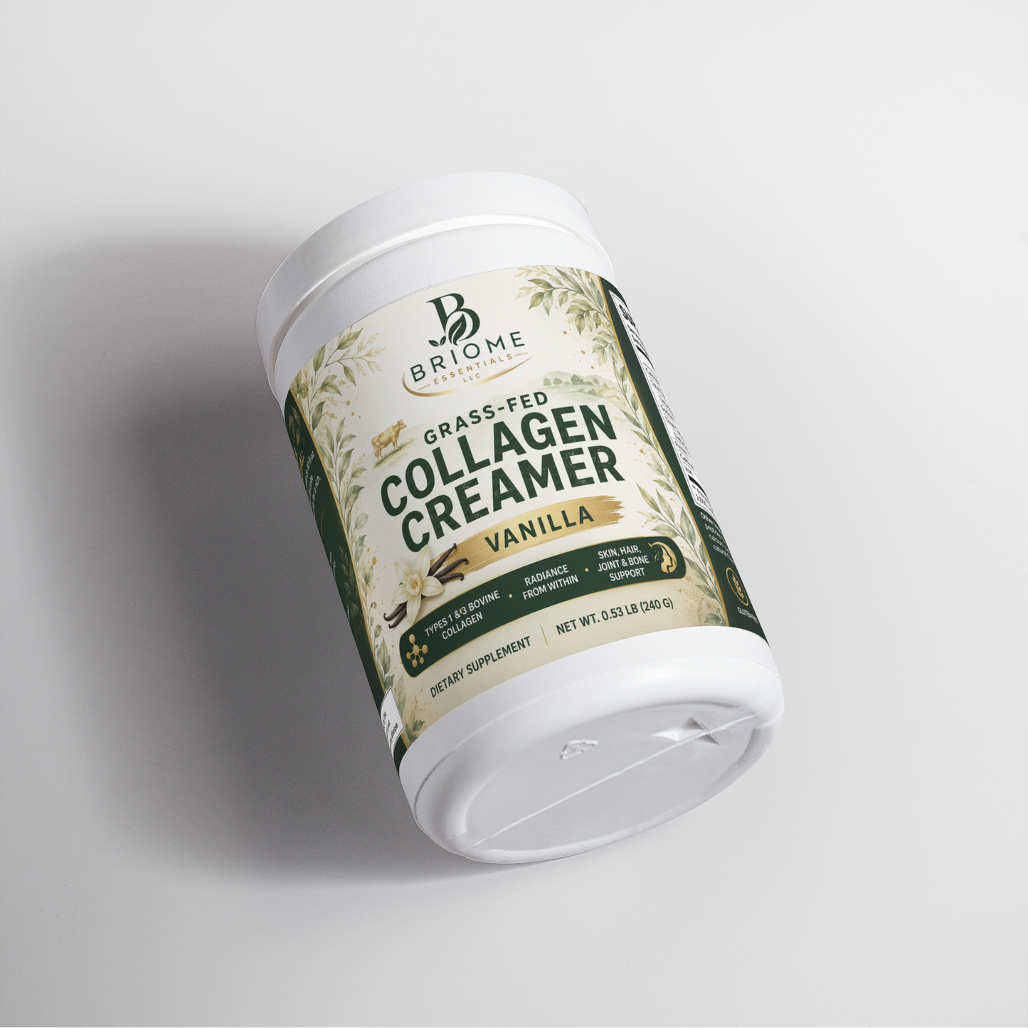Grass-Fed Collagen Creamer (Vanilla)