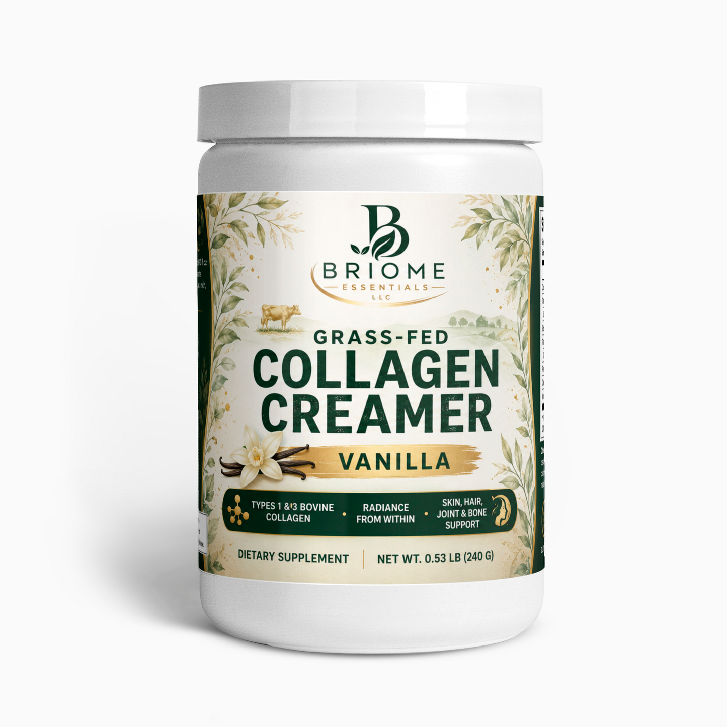 Grass-Fed Collagen Creamer (Vanilla)