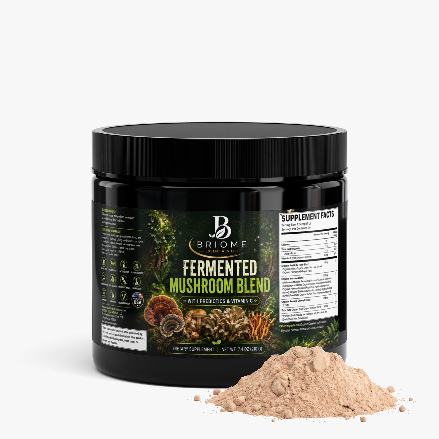 Fermented Mushroom Blend