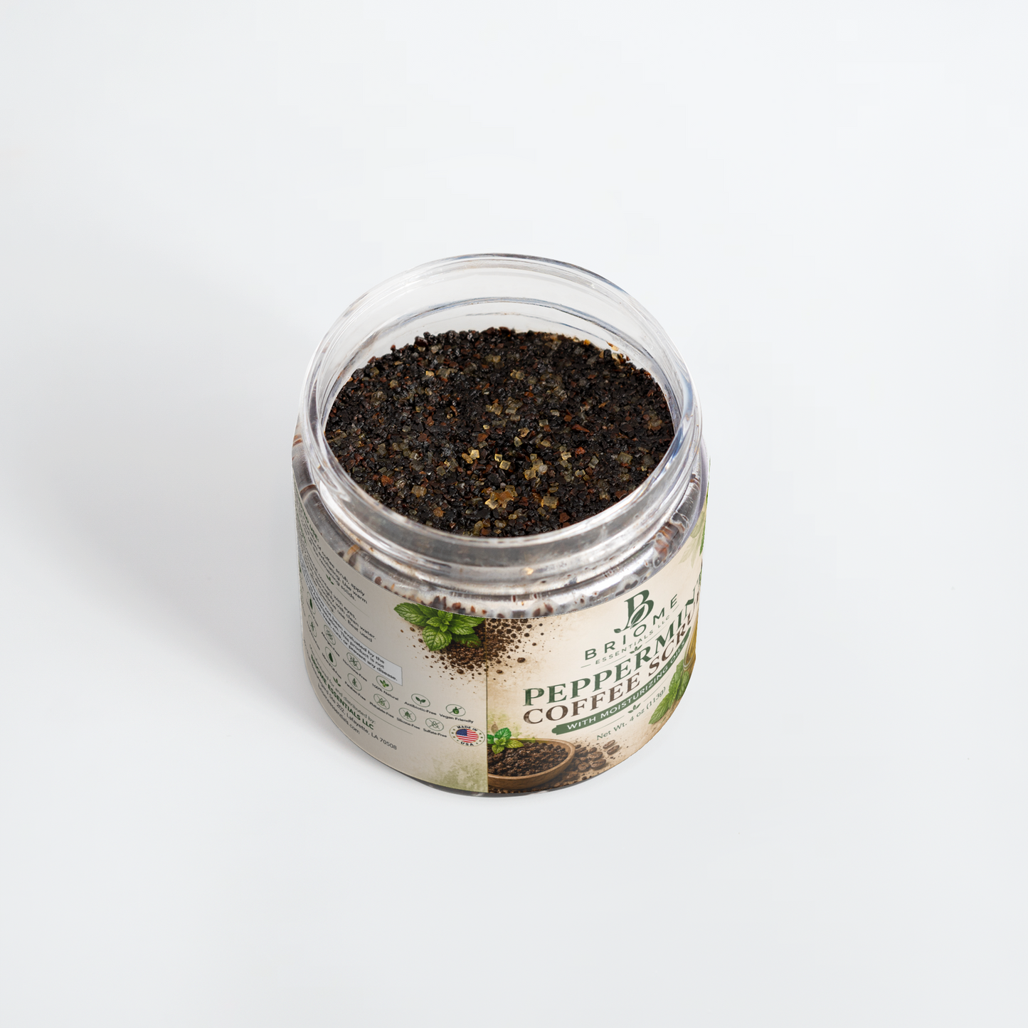 Peppermint Coffee Scrub