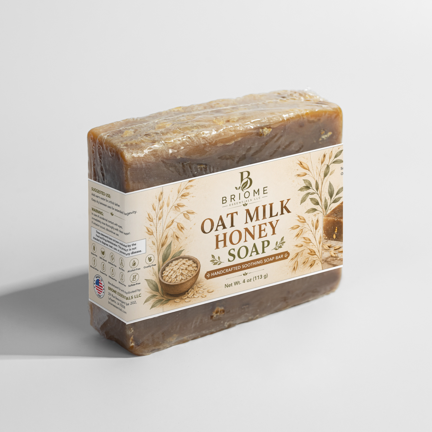 Oat Milk Honey Soap