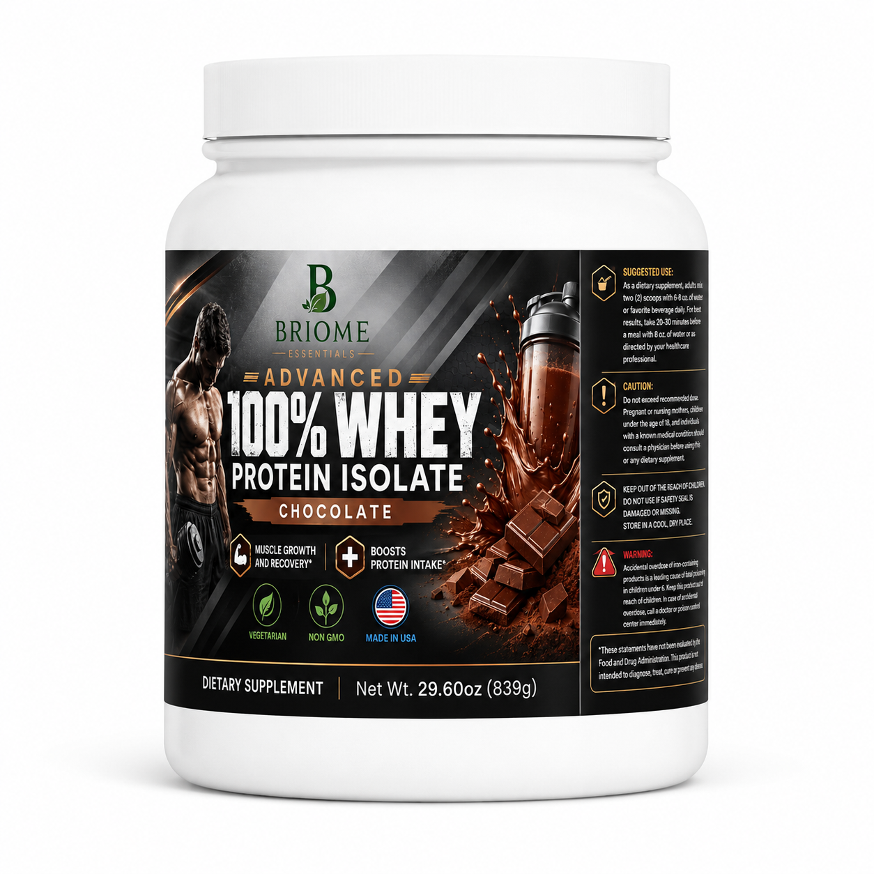 Advanced 100% Whey Protein Isolate (Chocolate)